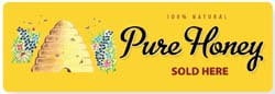 6' x 2' Honey Banner 6' x 2' Honey Banner