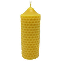 Beeswax Candle: Bee Cylinder