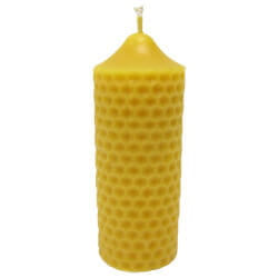 Beeswax Candle: Bee Cylinder