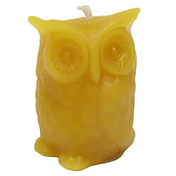 Beeswax Candle: Owl