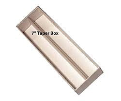 7" Taper Box: Case of 324