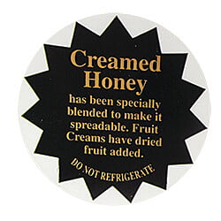 Creamed Honey Label