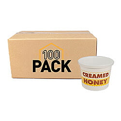 Creamed Honey Cup & Lid: 100PK