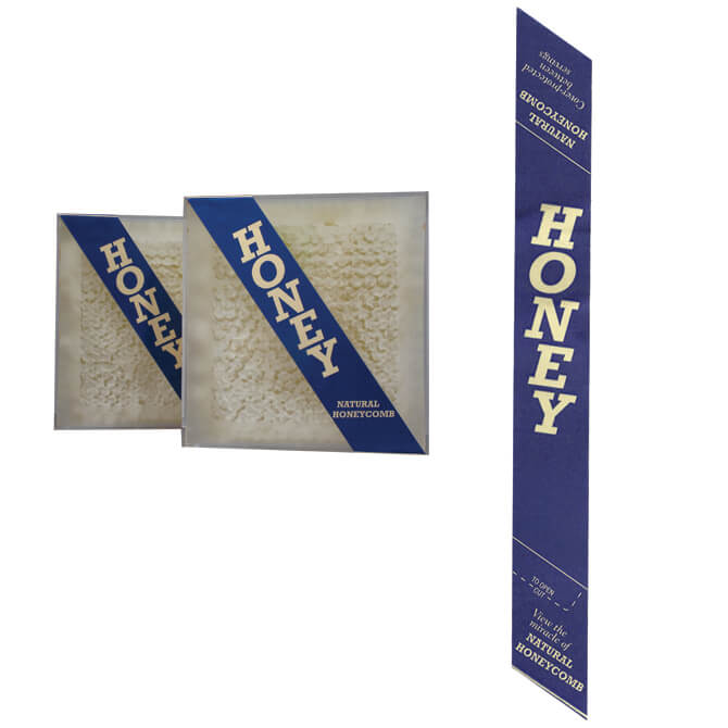 Blue Hogg Halfcomb Label 50PK Blue Hogg Halfcomb Label 50PK