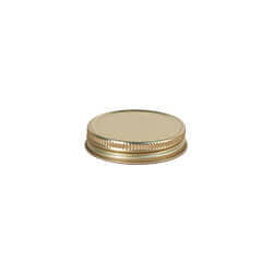 48mm Gold Metal Cap w/ Liner