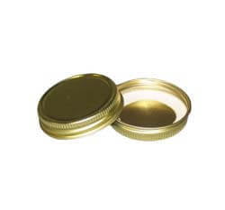 89mm Gold Metal Cap CASE