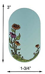 Harvest Flowers: Small Oval