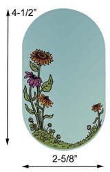 Harvest Flowers: Large Oval