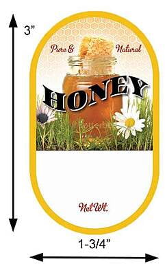 Blank Honey Jar: Small Oval