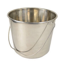 Stainless steel pail - 3.9 gal