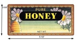 Daisy & Skep: Medium Rectangle Daisy & Skep: Medium Rectangle