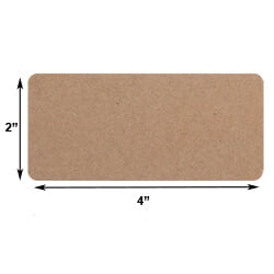 Kraft Paper: Small Rectangle