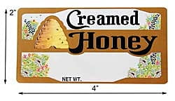Bee Skep: Creamed Rectangle
