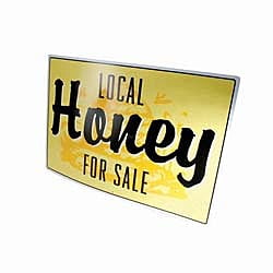 Large Honey for Sale Sign